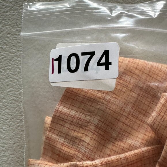 Patagonia Mens Organic Cotton Short Sleeve Button Front Shirt Plaid Pattern Tan - Picture 8 of 8